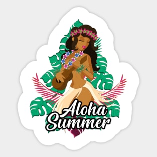 Aloha Summer Sticker